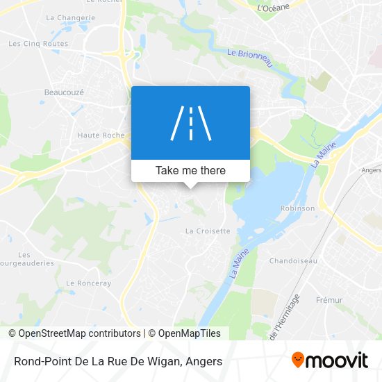 Rond-Point De La Rue De Wigan map
