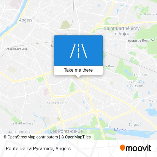 Route De La Pyramide map