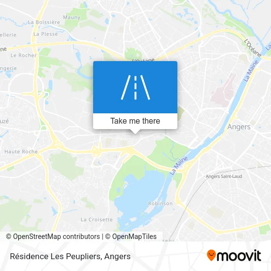 Résidence Les Peupliers map