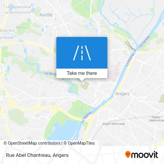 Rue Abel Chantreau map