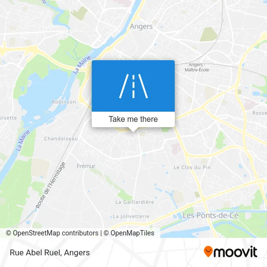 Rue Abel Ruel map