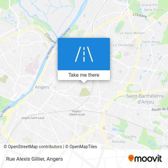 Mapa Rue Alexis Gillier