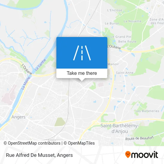 Rue Alfred De Musset map