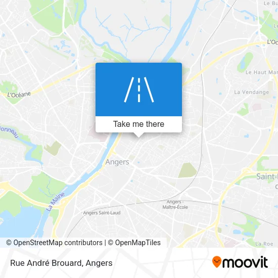 Rue André Brouard map