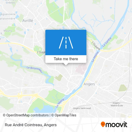 Rue André Cointreau map