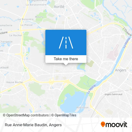 Rue Anne-Marie Baudin map