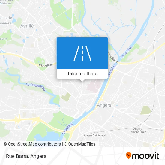 Rue Barra map