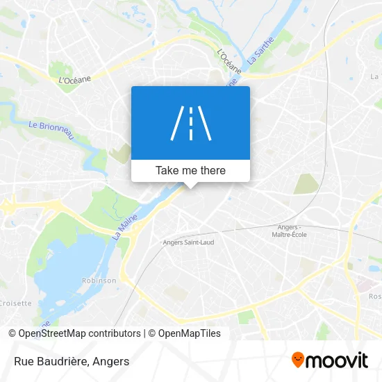 Rue Baudrière map