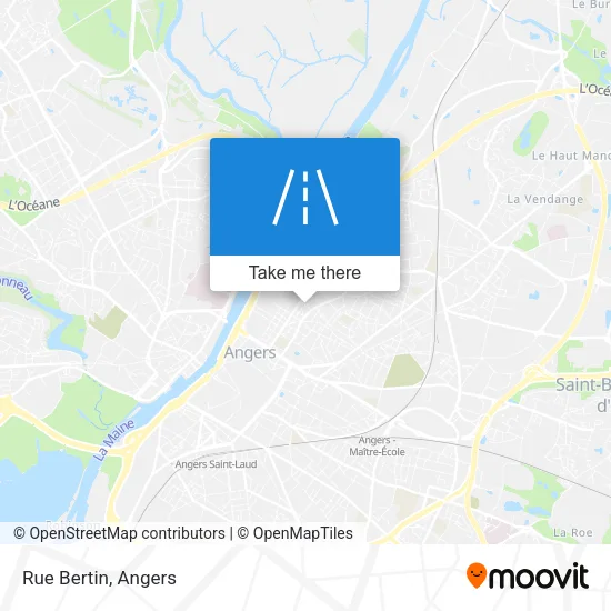 Rue Bertin map