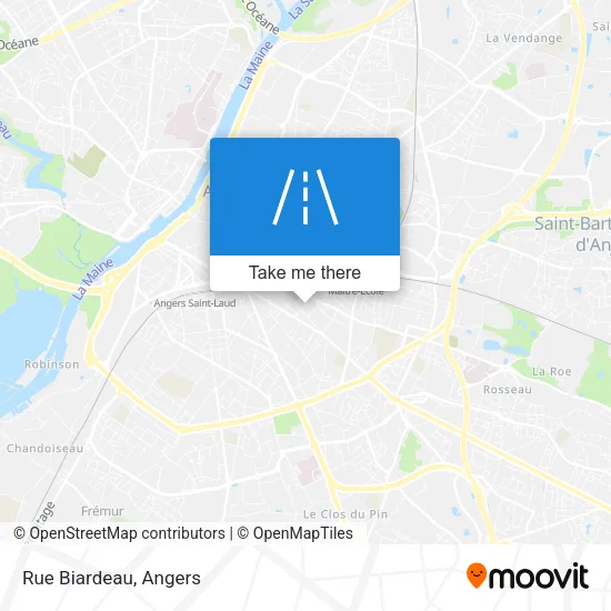 Rue Biardeau map