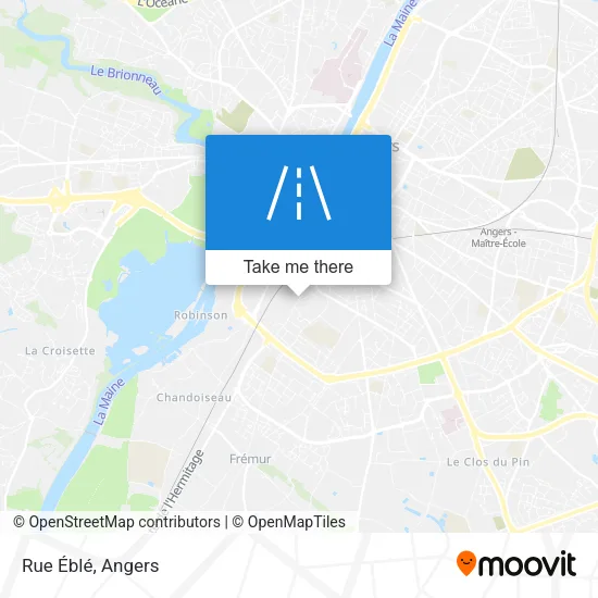 Rue Éblé map