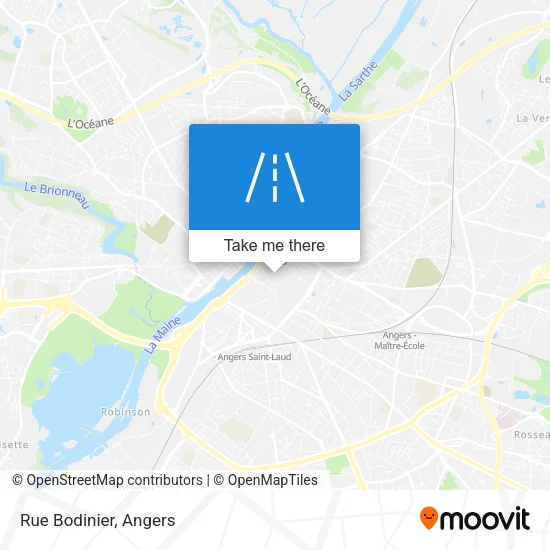 Rue Bodinier map