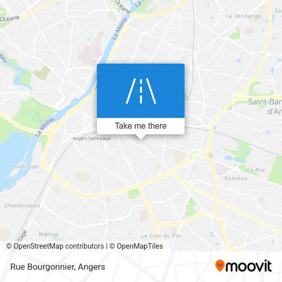 Rue Bourgonnier map
