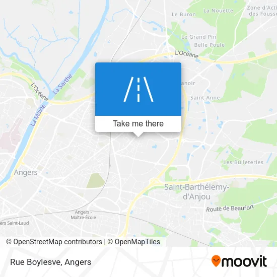 Rue Boylesve map