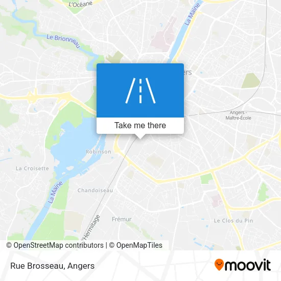 Rue Brosseau map