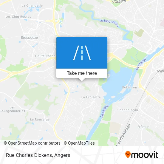 Rue Charles Dickens map