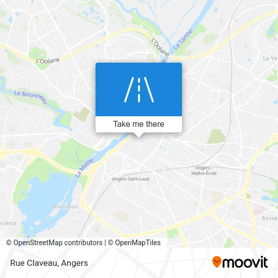 Rue Claveau map