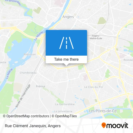 Rue Clément Janequin map