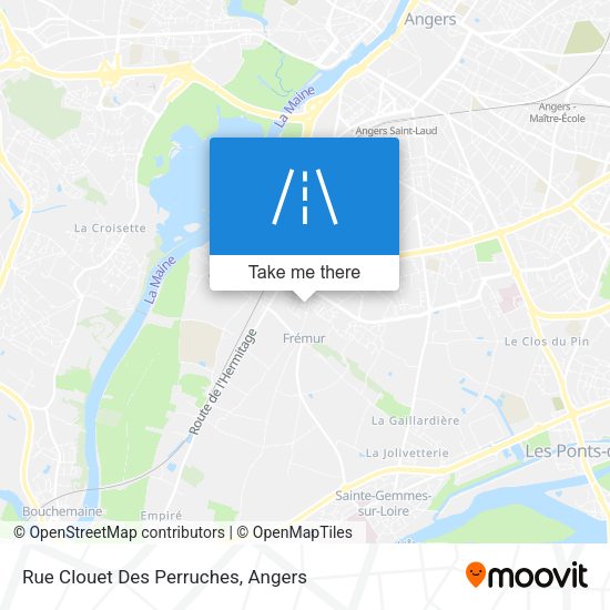 Rue Clouet Des Perruches map