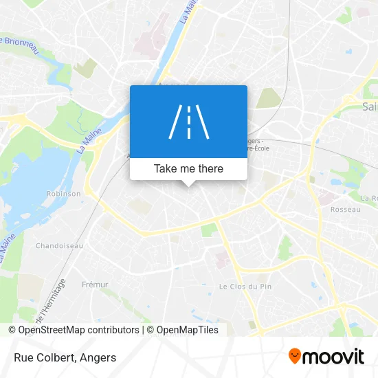 Rue Colbert map
