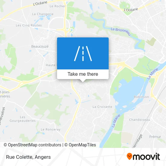 Rue Colette map