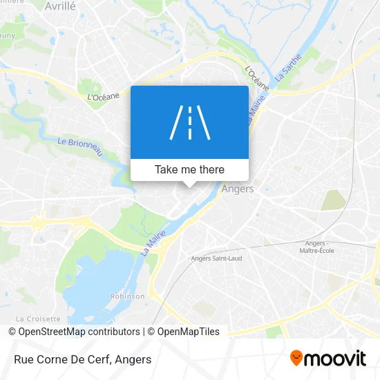 Rue Corne De Cerf map