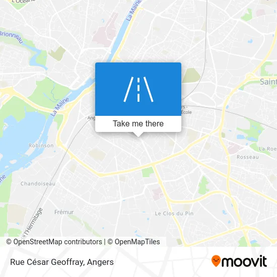 Rue César Geoffray map