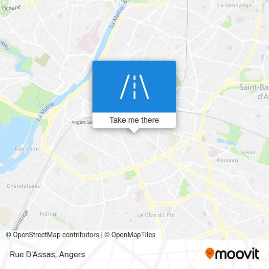 Rue D'Assas map
