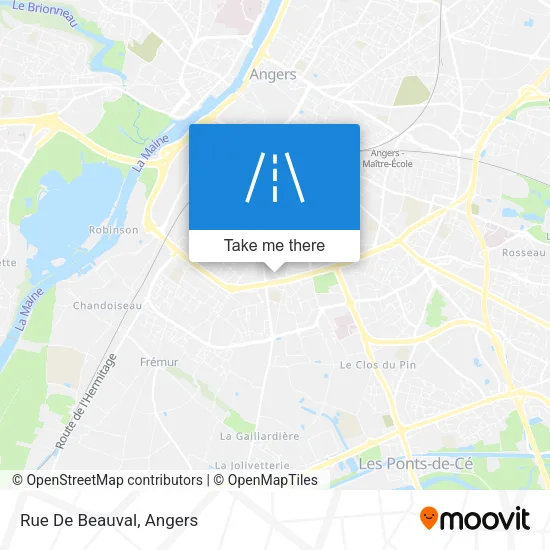 Rue De Beauval map