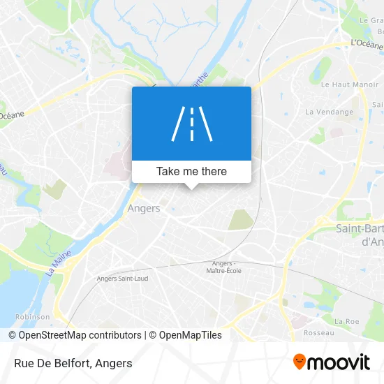 Rue De Belfort map