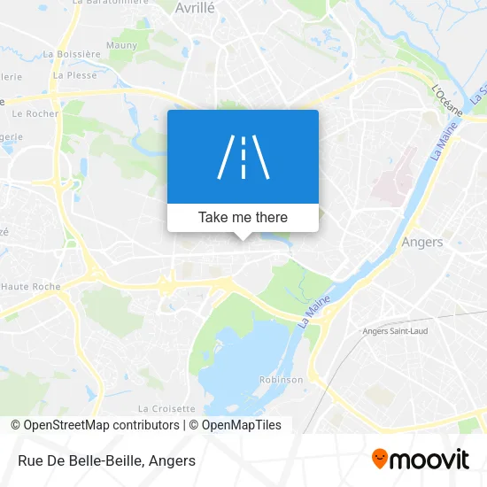 Rue De Belle-Beille map