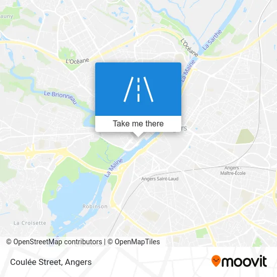 Rue De La Coulée map