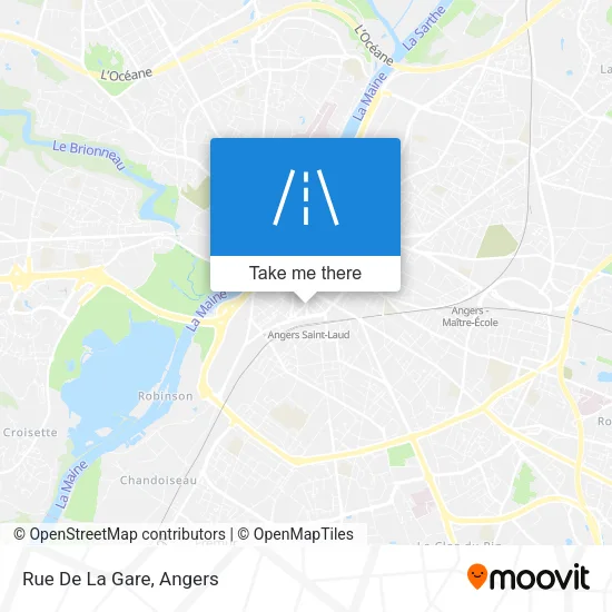 Rue De La Gare map