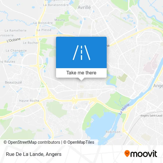 Rue De La Lande map