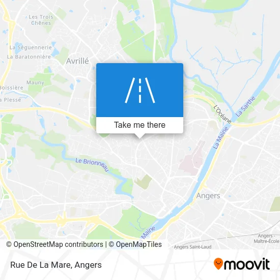Rue De La Mare map