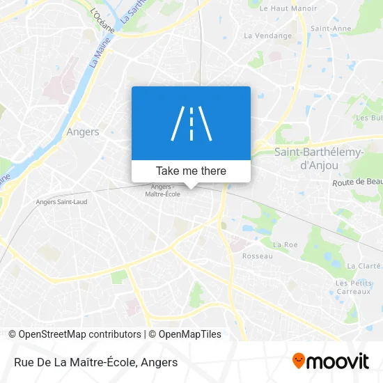 Rue De La Maître-École map