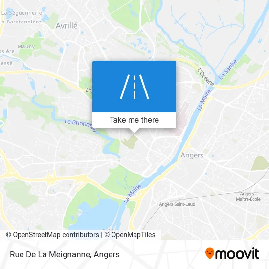 Rue De La Meignanne map