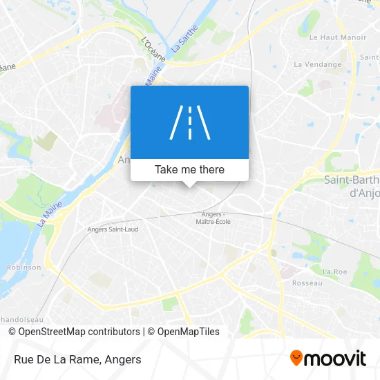Rue De La Rame map