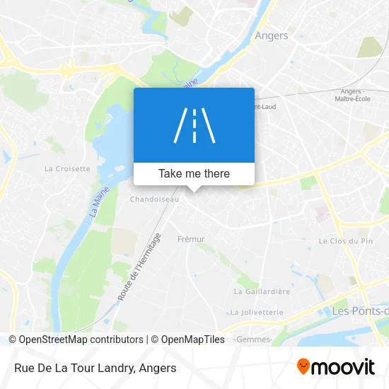 Rue De La Tour Landry map