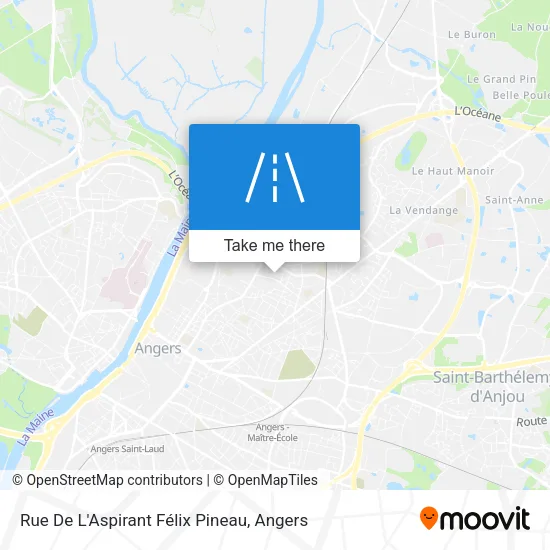 Rue De L'Aspirant Félix Pineau map