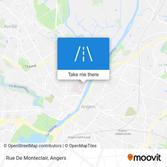Rue De Monteclair map