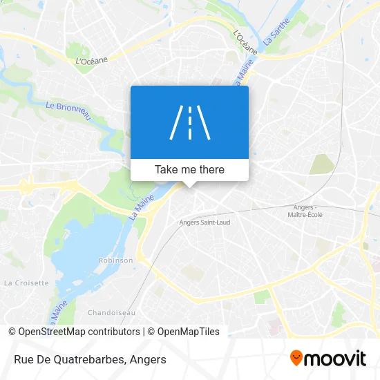 Rue De Quatrebarbes map