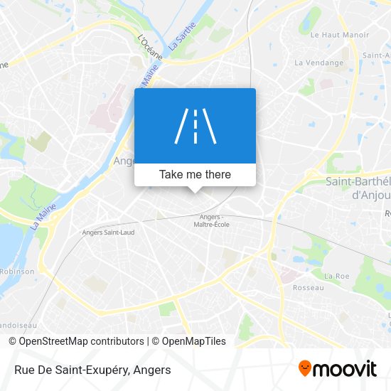 Rue De Saint-Exupéry map