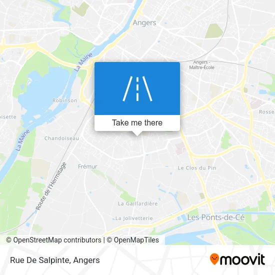 Rue De Salpinte map