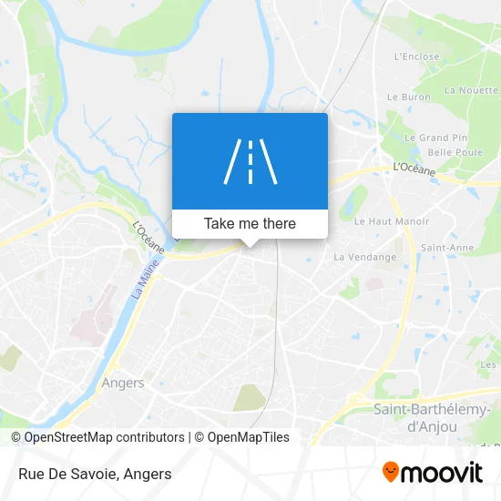 Rue De Savoie map