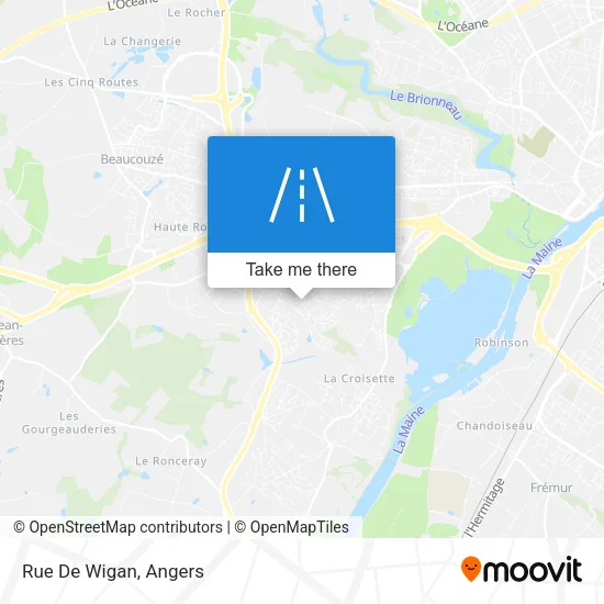 Rue De Wigan map