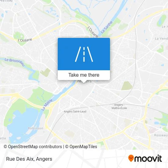 Rue Des Aix map