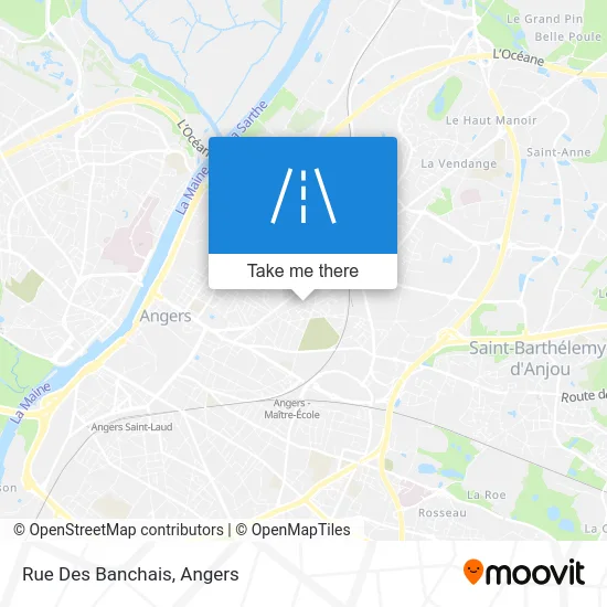 Rue Des Banchais map