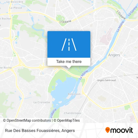 Rue Des Basses Fouassières map