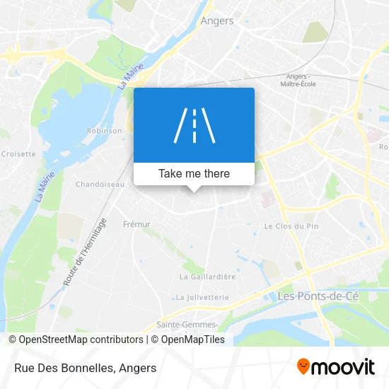 Rue Des Bonnelles map
